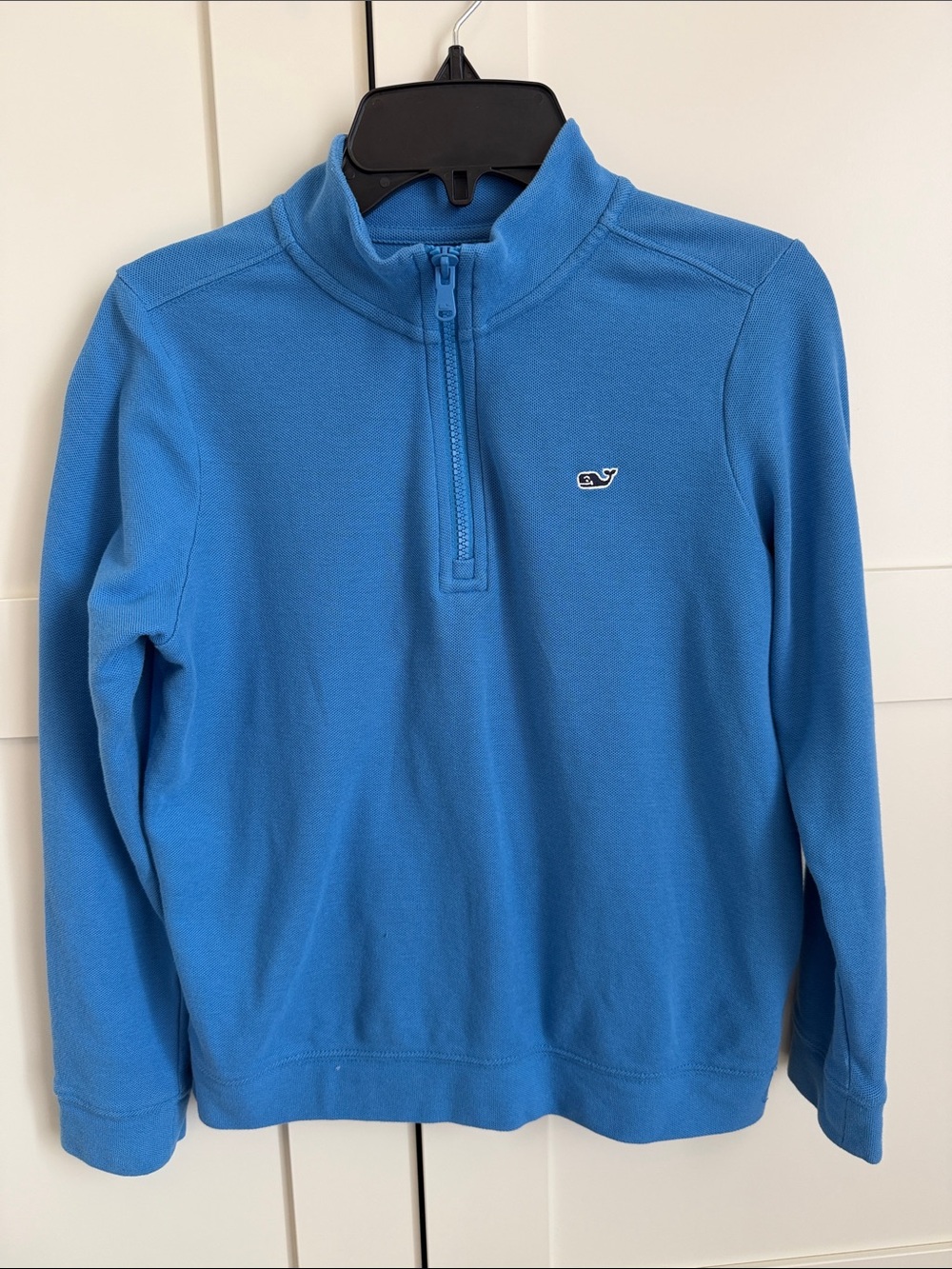 Vineyard Vines boys Blue Quarter-Zip Pullover Sweater size 7